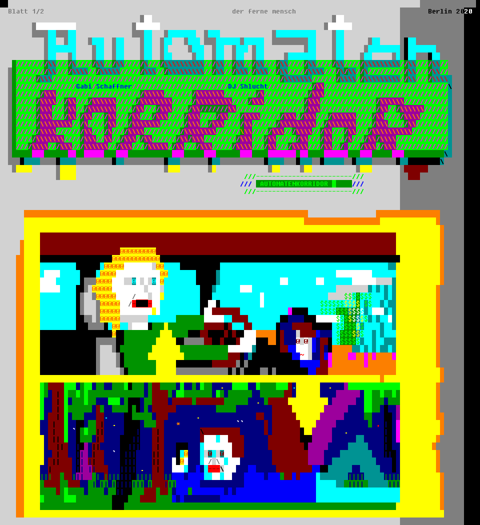Automatenkorridor Image 8bit Game Style